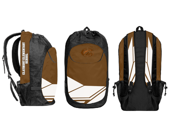 Gear Bag, Claymont Elementary School, Spirit Store, Teamtime, Team time, sublimation, custom sports apparel, team uniforms, spirit wear, spiritwear, sports uniforms, custom shirts, team store, custom team store, fundraiser sports, apparel fundraiser