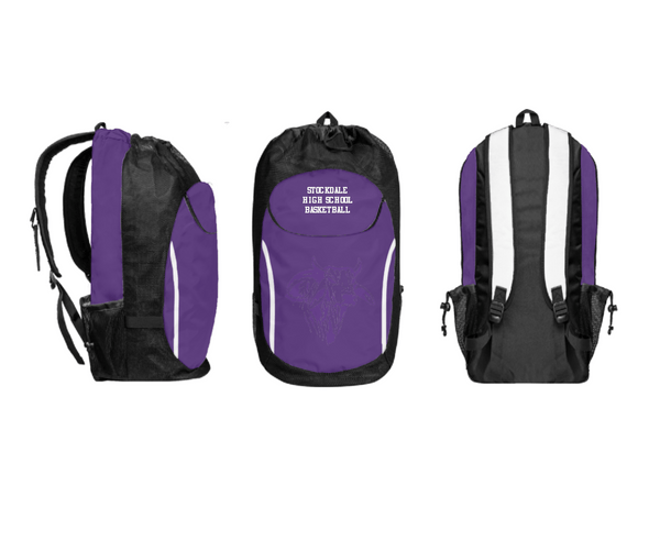 Gear Bag, Stockdale High School Basketball, Women's Basketball, Teamtime, Team time, sublimation, custom sports apparel, team uniforms, spirit wear, spiritwear, sports uniforms, custom shirts, team store, custom team store, fundraiser sports, apparel fundraiser