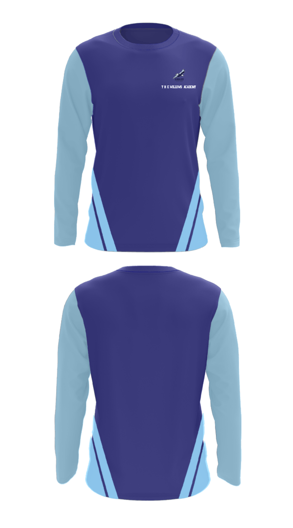 Long Sleeve Performance Shirt, The Willows Academy, Spirit Store, Teamtime, Team time, sublimation, custom sports apparel, team uniforms, spirit wear, spiritwear, sports uniforms, custom shirts, team store, custom team store, fundraiser sports, apparel fundraiser