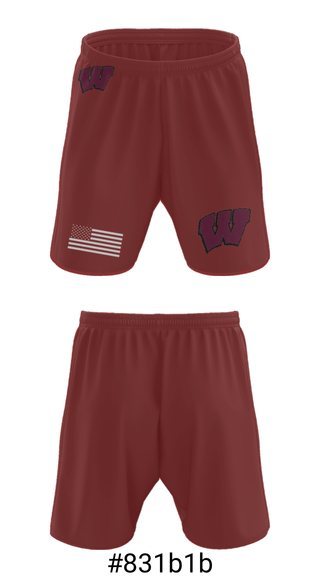 Athletic Shorts With Pockets, Whitman, Men's Volleyball, Teamtime, Team time, sublimation, custom sports apparel, team uniforms, spirit wear, spiritwear, sports uniforms, custom shirts, team store, custom team store, fundraiser sports, apparel fundraiser