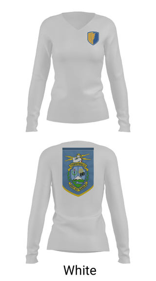 Women's Long Sleeve Vneck Shirt, MIO Ausable schools, Spirit Store, Teamtime, Team time, sublimation, custom sports apparel, team uniforms, spirit wear, spiritwear, sports uniforms, custom shirts, team store, custom team store, fundraiser sports, apparel fundraiser