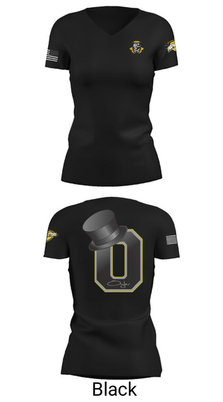 Women's Short Sleeve Vneck Shirt, Oyler High School, Spirit Store, Teamtime, Team time, sublimation, custom sports apparel, team uniforms, spirit wear, spiritwear, sports uniforms, custom shirts, team store, custom team store, fundraiser sports, apparel fundraiser