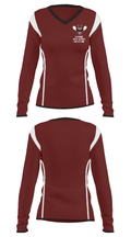 Bayonne High School Wrestling 48956156 Women's Long Sleeve V-neck Shirt - 33