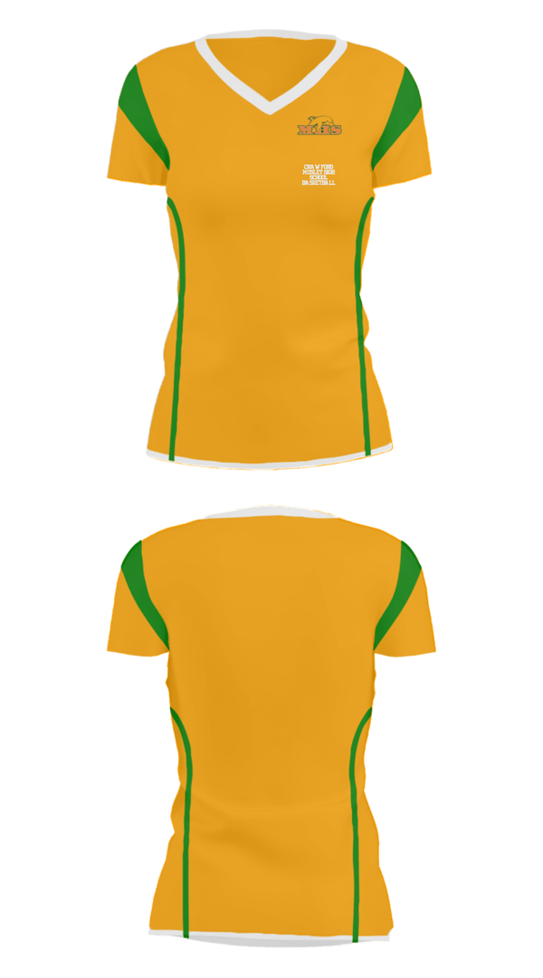 Women's Short Sleeve Vneck Shirt, Crawford Mosley High School Basketball, Men's Basketball, Teamtime, Team time, sublimation, custom sports apparel, team uniforms, spirit wear, spiritwear, sports uniforms, custom shirts, team store, custom team store, fundraiser sports, apparel fundraiser