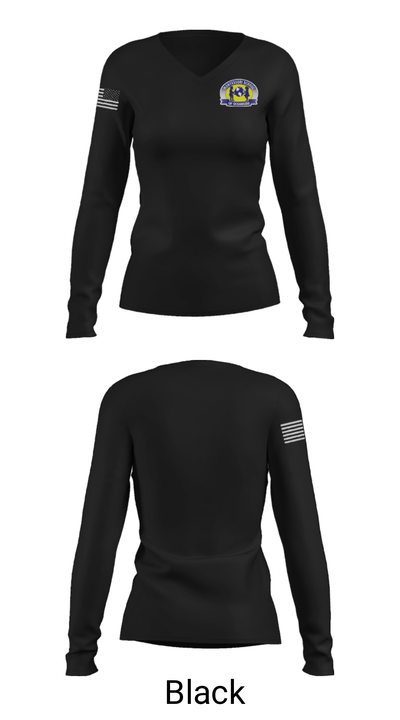 Montessori School Of Oceanside 11863230 Women's Long Sleeve V-neck Shirt - 13