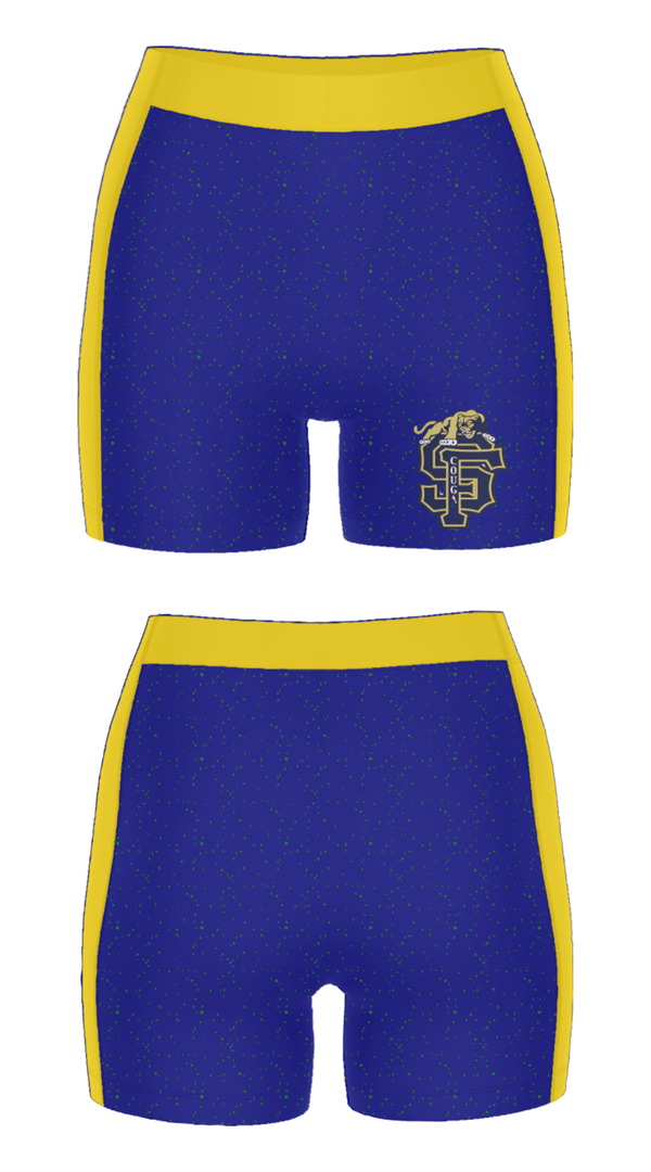 Women's Compression Shorts, Sumner-Fredericksburg High School Basketball, Women's Basketball, Teamtime, Team time, sublimation, custom sports apparel, team uniforms, spirit wear, spiritwear, sports uniforms, custom shirts, team store, custom team store, fundraiser sports, apparel fundraiser