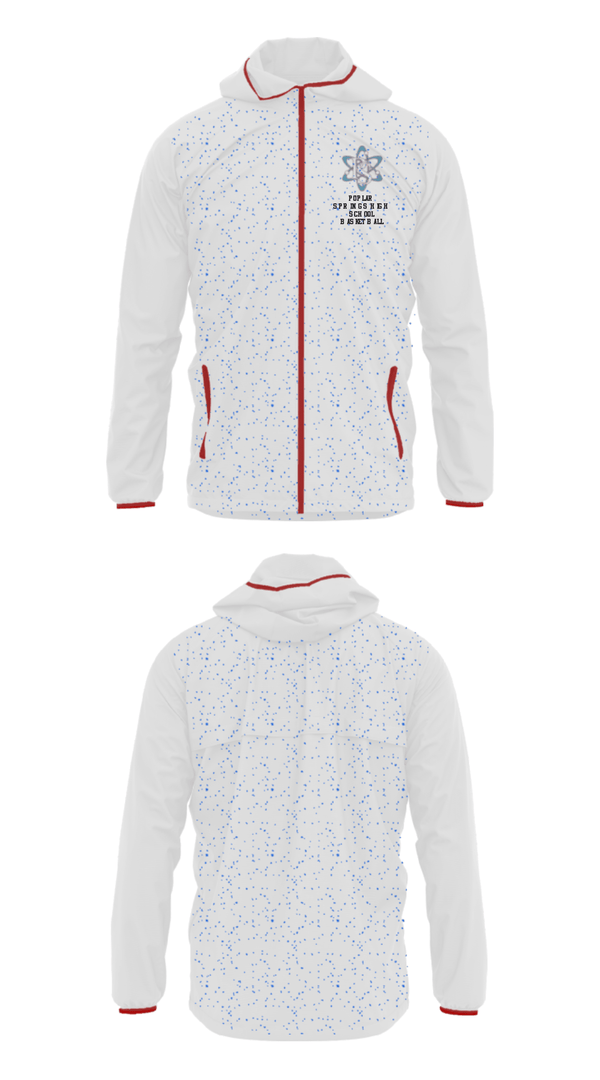 Windbreaker, Poplar Springs High School Basketball, Women's Basketball, Teamtime, Team time, sublimation, custom sports apparel, team uniforms, spirit wear, spiritwear, sports uniforms, custom shirts, team store, custom team store, fundraiser sports, apparel fundraiser