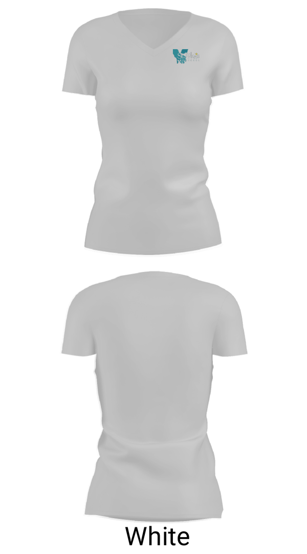Women's Short Sleeve Vneck Shirt, St Luke's Day School, Spirit Store, Teamtime, Team time, sublimation, custom sports apparel, team uniforms, spirit wear, spiritwear, sports uniforms, custom shirts, team store, custom team store, fundraiser sports, apparel fundraiser
