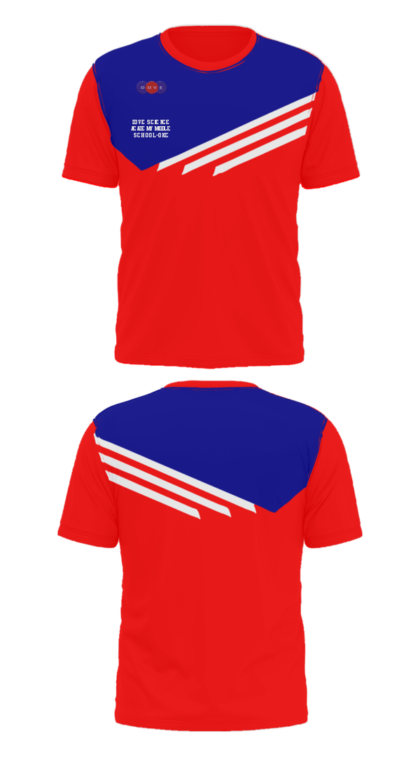 Short Sleeve Performance Shirt, Dove Science Academy Middle School-OKC, Spirit Store, Teamtime, Team time, sublimation, custom sports apparel, team uniforms, spirit wear, spiritwear, sports uniforms, custom shirts, team store, custom team store, fundraiser sports, apparel fundraiser
