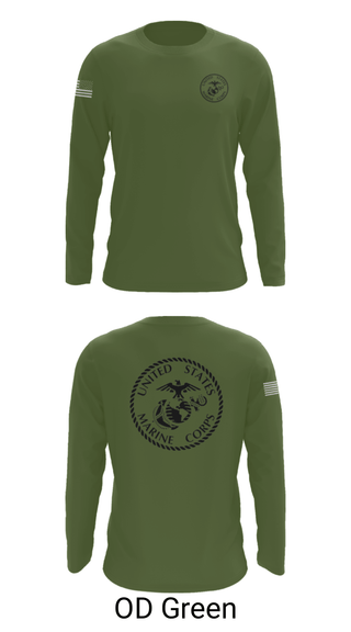 Long Sleeve Performance Shirt, UHS MCJROTC, Marines, Teamtime, Team time, sublimation, custom sports apparel, team uniforms, spirit wear, spiritwear, sports uniforms, custom shirts, team store, custom team store, fundraiser sports, apparel fundraiser