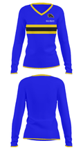 North Lamar High School Basketball 27787157 Women's Long Sleeve V-neck Shirt - 33