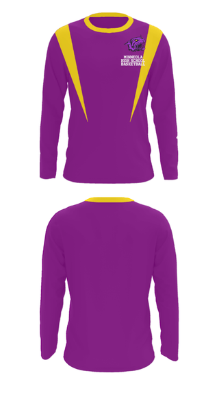 Long Sleeve Performance Shirt, Minneola High School Basketball, Men's Basketball, Teamtime, Team time, sublimation, custom sports apparel, team uniforms, spirit wear, spiritwear, sports uniforms, custom shirts, team store, custom team store, fundraiser sports, apparel fundraiser