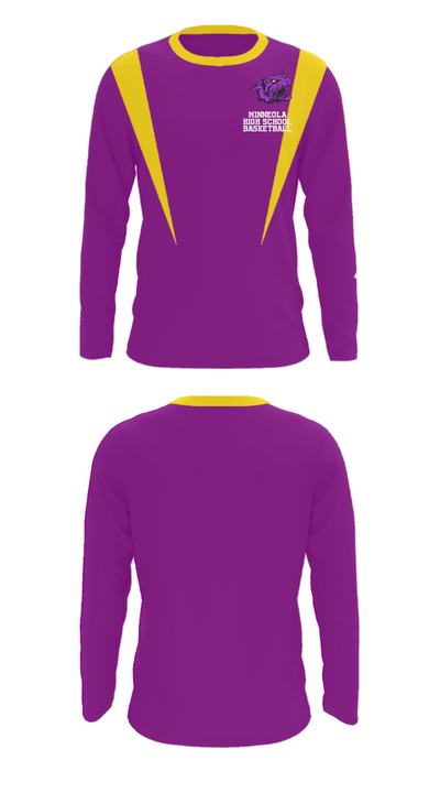 Minneola High School Basketball 37535361 Long Sleeve Performance Shirt - 31
