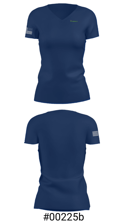 Preakness Early Childhood Center 24193964 Women's Short Sleeve V-neck Shirt - 21
