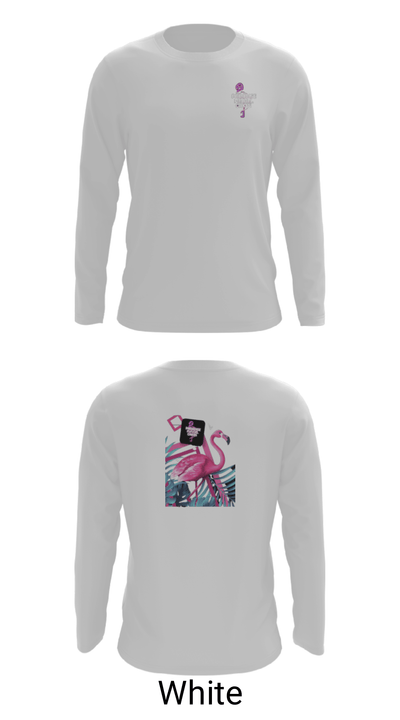 Paradise Funnel Cakes 47204520 Long Sleeve Performance Shirt - 4