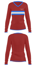 Lutheran Services of Iowa 40589168 Women's Long Sleeve V-neck Shirt - 31