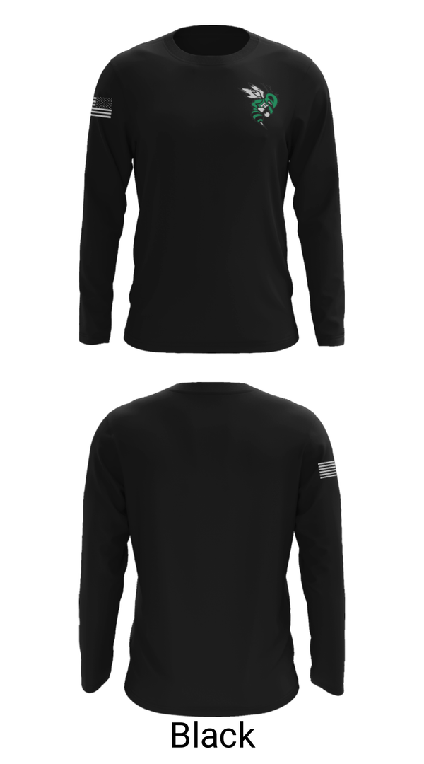Long Sleeve Performance Shirt, Frazee Hornets, Men's Basketball, Teamtime, Team time, sublimation, custom sports apparel, team uniforms, spirit wear, spiritwear, sports uniforms, custom shirts, team store, custom team store, fundraiser sports, apparel fundraiser