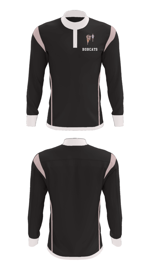 Quarter Zip Jacket, Bobcats, Cross Country, Teamtime, Team time, sublimation, custom sports apparel, team uniforms, spirit wear, spiritwear, sports uniforms, custom shirts, team store, custom team store, fundraiser sports, apparel fundraiser