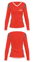 UPSIDE PROPERTY 9552609 Women's Long Sleeve V-neck Shirt - 30