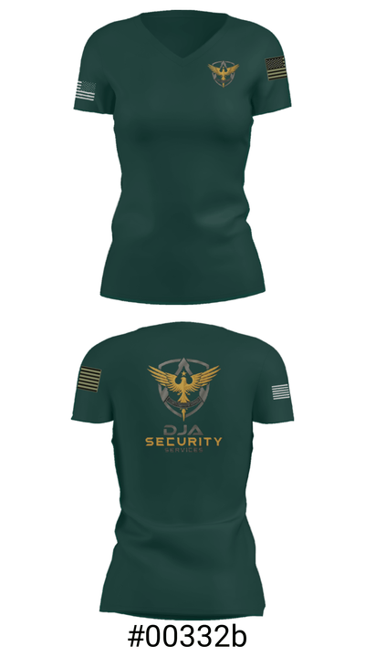 DJA 2725367 Women's Short Sleeve V-neck Shirt - 4