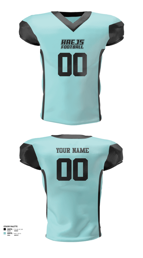 Football Jersey, Haejs, Football, Teamtime, Team time, sublimation, custom sports apparel, team uniforms, spirit wear, spiritwear, sports uniforms, custom shirts, team store, custom team store, fundraiser sports, apparel fundraiser
