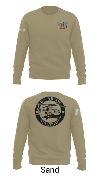 Crew Neck Sweatshirt, A Co 1-13 AVN REGT, Army, Teamtime, Team time, sublimation, custom sports apparel, team uniforms, spirit wear, spiritwear, sports uniforms, custom shirts, team store, custom team store, fundraiser sports, apparel fundraiser