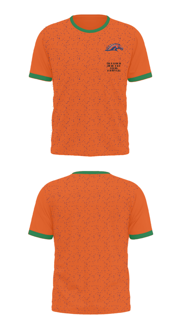 Short Sleeve Performance Shirt, Cerro Gordo Junior High School Basketball, Women's Basketball, Teamtime, Team time, sublimation, custom sports apparel, team uniforms, spirit wear, spiritwear, sports uniforms, custom shirts, team store, custom team store, fundraiser sports, apparel fundraiser