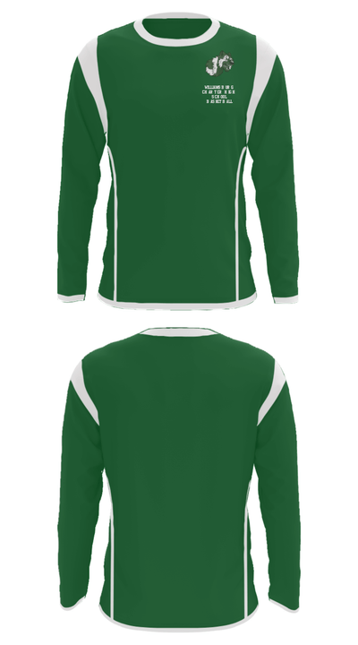 Williamsburg Charter High School Basketball 20625622 Long Sleeve Performance Shirt - 33