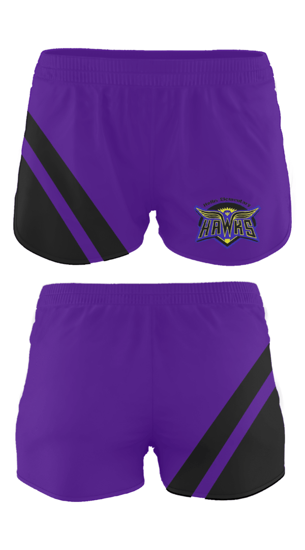 Track Shorts, Hollis Upper Elementary School, Spirit Store, Teamtime, Team time, sublimation, custom sports apparel, team uniforms, spirit wear, spiritwear, sports uniforms, custom shirts, team store, custom team store, fundraiser sports, apparel fundraiser