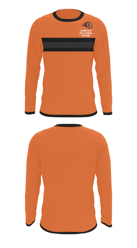 Long Sleeve Performance Shirt, Kennewick High School Bowling, Bowling, Teamtime, Team time, sublimation, custom sports apparel, team uniforms, spirit wear, spiritwear, sports uniforms, custom shirts, team store, custom team store, fundraiser sports, apparel fundraiser