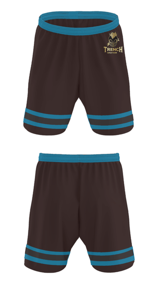 Athletic Shorts With Pockets, TRENCH WARRIORS, Football, Teamtime, Team time, sublimation, custom sports apparel, team uniforms, spirit wear, spiritwear, sports uniforms, custom shirts, team store, custom team store, fundraiser sports, apparel fundraiser
