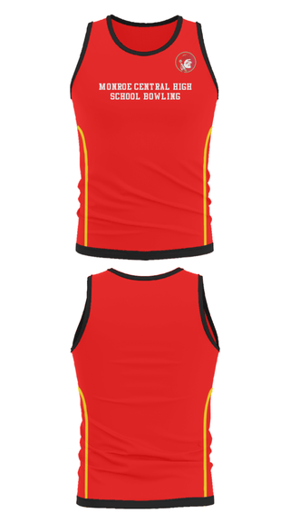 Tank Top, Monroe Central High School Bowling, Bowling, Teamtime, Team time, sublimation, custom sports apparel, team uniforms, spirit wear, spiritwear, sports uniforms, custom shirts, team store, custom team store, fundraiser sports, apparel fundraiser