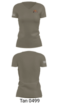 3rd Platoon 81914582 Women's Short Sleeve V-neck Shirt - 36