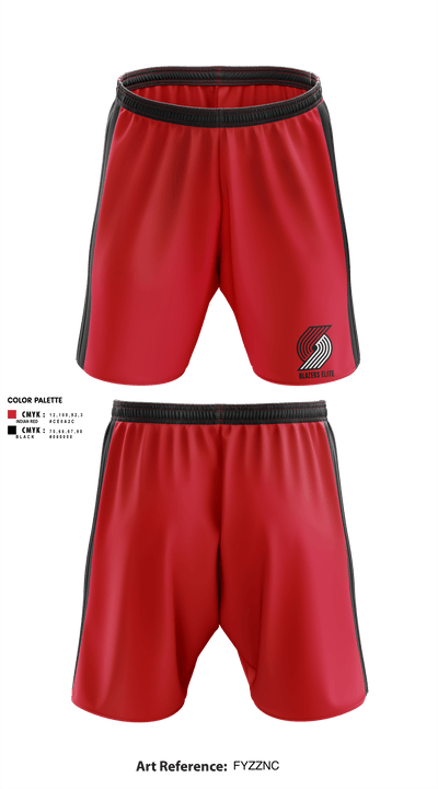 Blazers elite 55481692 Athletic Shorts With Pockets - 1