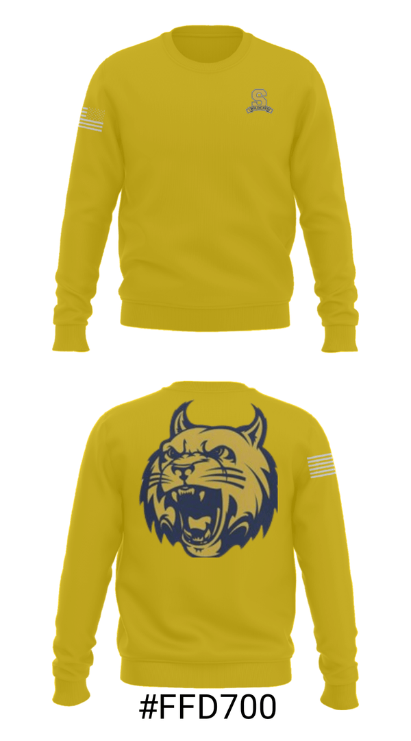 Crew Neck Sweatshirt, Springfield High School Bowling, Bowling, Teamtime, Team time, sublimation, custom sports apparel, team uniforms, spirit wear, spiritwear, sports uniforms, custom shirts, team store, custom team store, fundraiser sports, apparel fundraiser