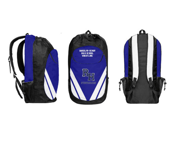 Gear Bag, Randolph-Henry High School Wrestling, Wrestling, Teamtime, Team time, sublimation, custom sports apparel, team uniforms, spirit wear, spiritwear, sports uniforms, custom shirts, team store, custom team store, fundraiser sports, apparel fundraiser