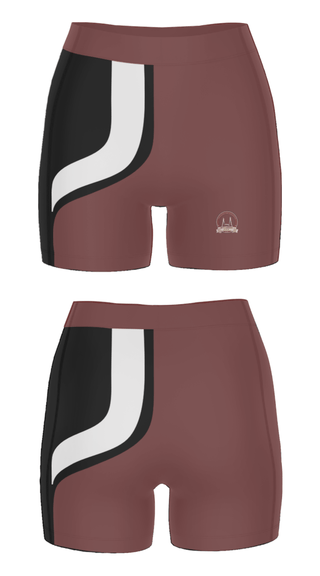 Women's Compression Shorts, Kattys Desserts, , Teamtime, Team time, sublimation, custom sports apparel, team uniforms, spirit wear, spiritwear, sports uniforms, custom shirts, team store, custom team store, fundraiser sports, apparel fundraiser