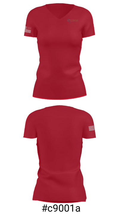 St Matthew School 2860517 Women's Short Sleeve V-neck Shirt - 21