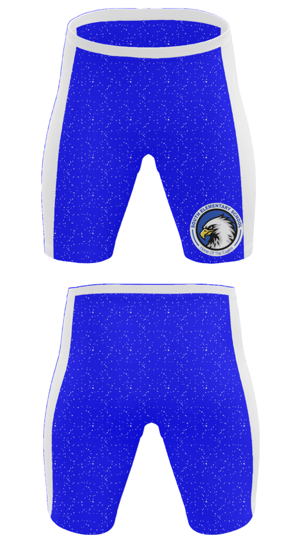 Men's Compression Shorts, South Elementary School, Spirit Store, Teamtime, Team time, sublimation, custom sports apparel, team uniforms, spirit wear, spiritwear, sports uniforms, custom shirts, team store, custom team store, fundraiser sports, apparel fundraiser