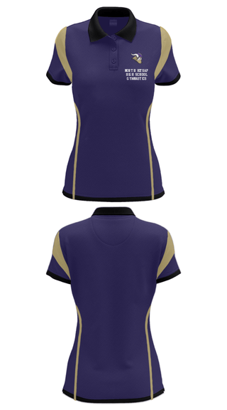 Women's Short Sleeve Performance Polo, North Kitsap High School Gymnastics, Spirit Store, Teamtime, Team time, sublimation, custom sports apparel, team uniforms, spirit wear, spiritwear, sports uniforms, custom shirts, team store, custom team store, fundraiser sports, apparel fundraiser