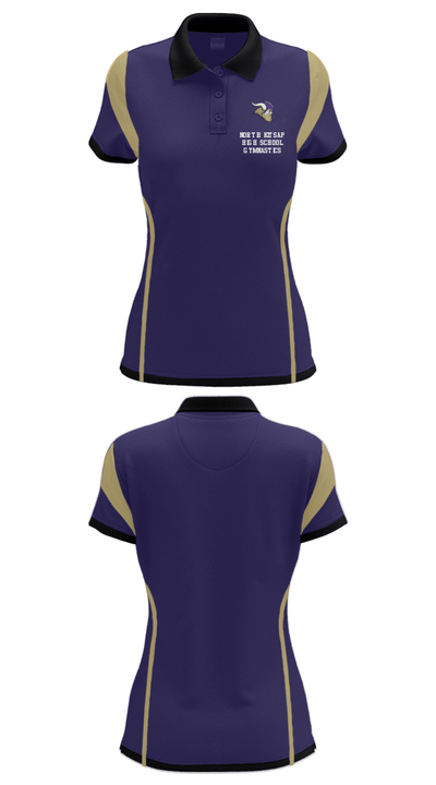 North Kitsap High School Gymnastics 10413681 Women's Short Sleeve Performance Polo  - 24