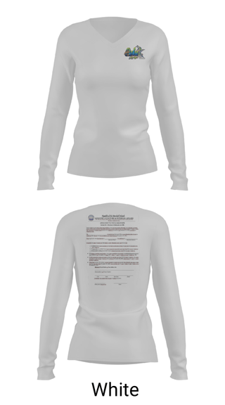 Women's Long Sleeve Vneck Shirt, Ailuk kijen bid, Baseball, Teamtime, Team time, sublimation, custom sports apparel, team uniforms, spirit wear, spiritwear, sports uniforms, custom shirts, team store, custom team store, fundraiser sports, apparel fundraiser
