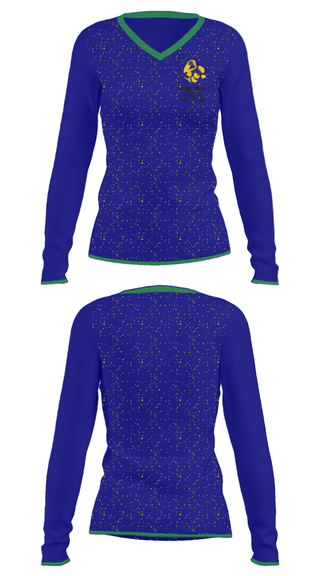 Women's Long Sleeve Vneck Shirt, Saline Middle School Wrestling, Wrestling, Teamtime, Team time, sublimation, custom sports apparel, team uniforms, spirit wear, spiritwear, sports uniforms, custom shirts, team store, custom team store, fundraiser sports, apparel fundraiser