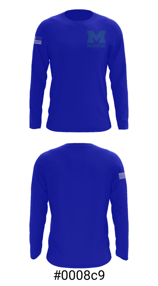 Long Sleeve Performance Shirt, Reitz Memorial High School, Spirit Store, Teamtime, Team time, sublimation, custom sports apparel, team uniforms, spirit wear, spiritwear, sports uniforms, custom shirts, team store, custom team store, fundraiser sports, apparel fundraiser