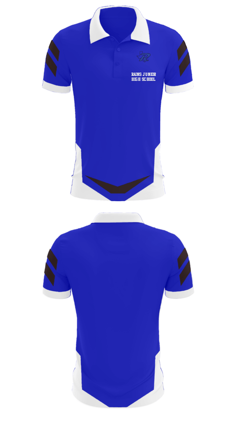 Short Sleeve Performance Polo, Rains Junior High School, Spirit Store, Teamtime, Team time, sublimation, custom sports apparel, team uniforms, spirit wear, spiritwear, sports uniforms, custom shirts, team store, custom team store, fundraiser sports, apparel fundraiser