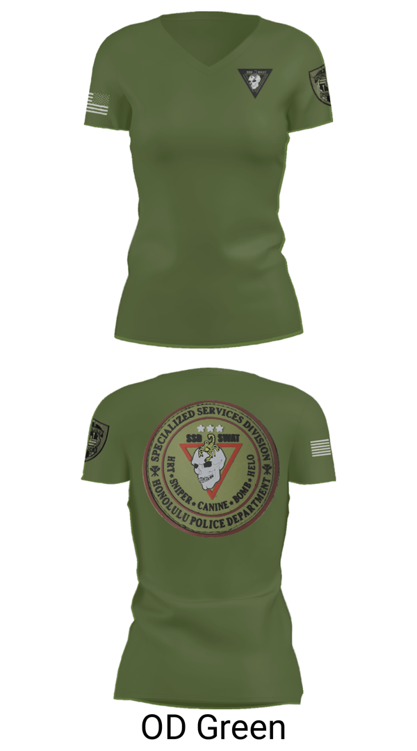 Women's Short Sleeve Vneck Shirt, SSD, Police, Teamtime, Team time, sublimation, custom sports apparel, team uniforms, spirit wear, spiritwear, sports uniforms, custom shirts, team store, custom team store, fundraiser sports, apparel fundraiser