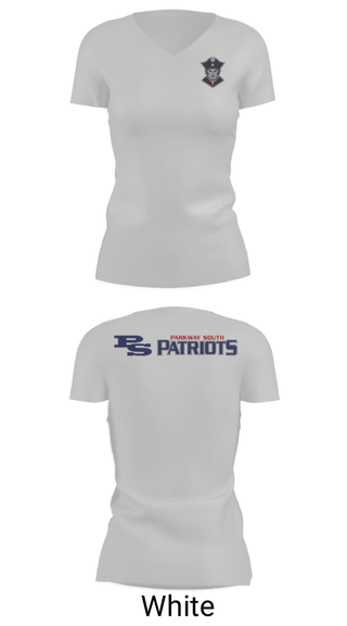 Women's Short Sleeve Vneck Shirt, Parkway South High School Wrestling, Wrestling, Teamtime, Team time, sublimation, custom sports apparel, team uniforms, spirit wear, spiritwear, sports uniforms, custom shirts, team store, custom team store, fundraiser sports, apparel fundraiser