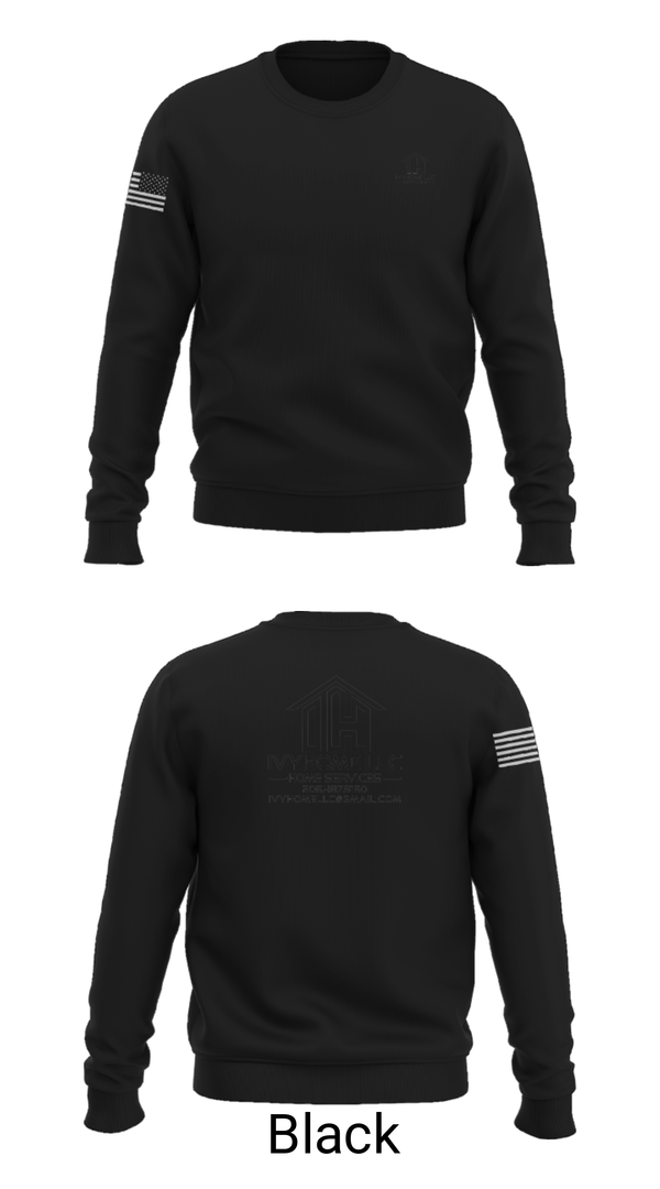 Crew Neck Sweatshirt, IvyHomeIvyHome, , Teamtime, Team time, sublimation, custom sports apparel, team uniforms, spirit wear, spiritwear, sports uniforms, custom shirts, team store, custom team store, fundraiser sports, apparel fundraiser