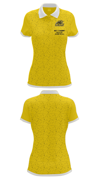 Women's Short Sleeve Performance Polo, Mott Community College Basketball, Men's Basketball, Teamtime, Team time, sublimation, custom sports apparel, team uniforms, spirit wear, spiritwear, sports uniforms, custom shirts, team store, custom team store, fundraiser sports, apparel fundraiser
