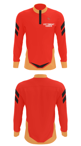 Quarter Zip Jacket, Cut Throat Comics, , Teamtime, Team time, sublimation, custom sports apparel, team uniforms, spirit wear, spiritwear, sports uniforms, custom shirts, team store, custom team store, fundraiser sports, apparel fundraiser